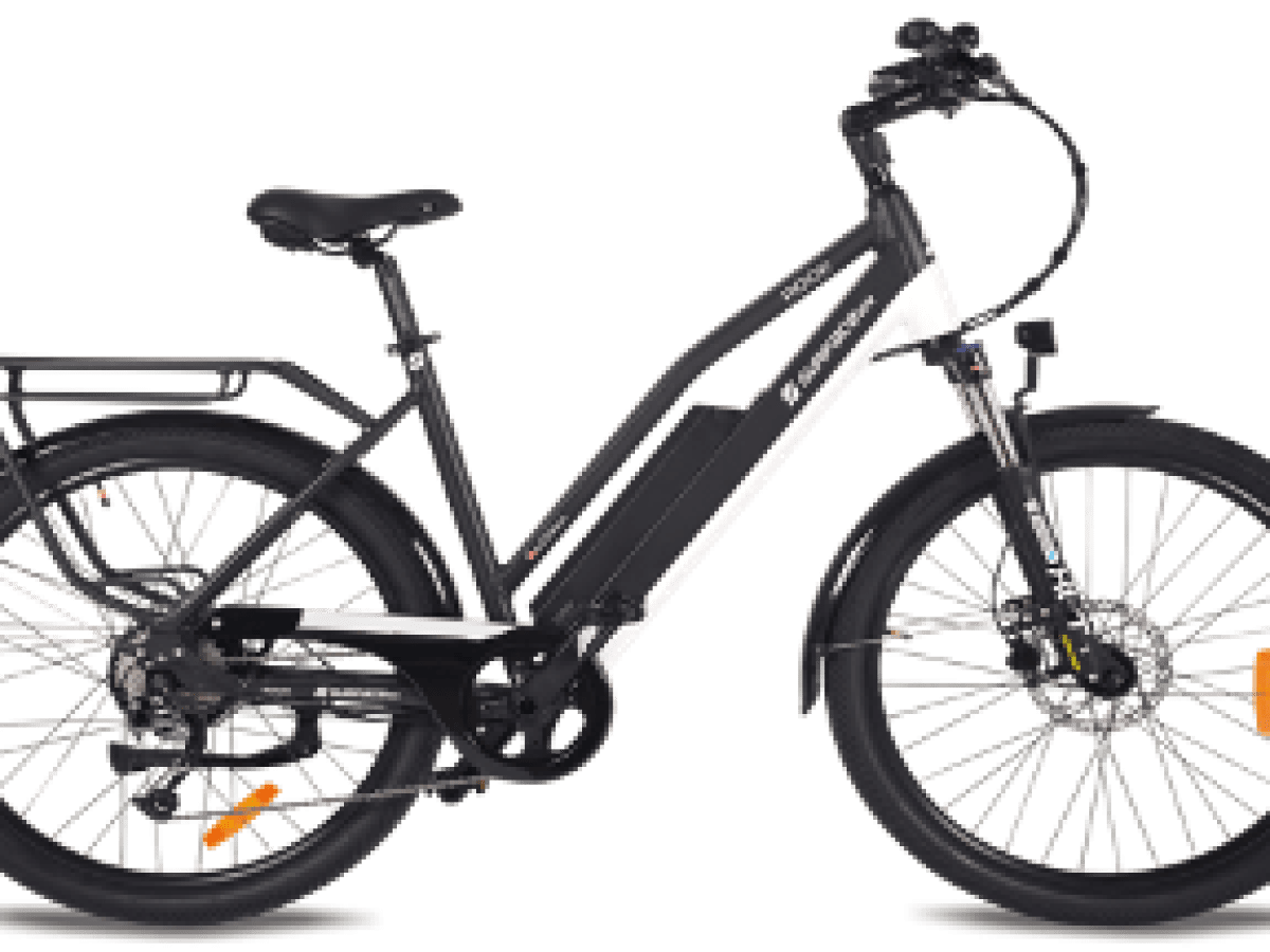 a close up of a bicycle